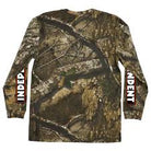 Independent Bar Logo Longsleeve T-Shirt - Realtree APX - Switch Skate & Snow