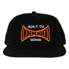 Independent Built To Grind Span Snapback Hat - Black - Switch Skate & Snow