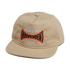 Independent Built To Grind Span Snapback Hat - Walnut - Switch Skate & Snow