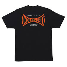 Independent Built To Grind Span T-Shirt - Black - Switch Skate & Snow
