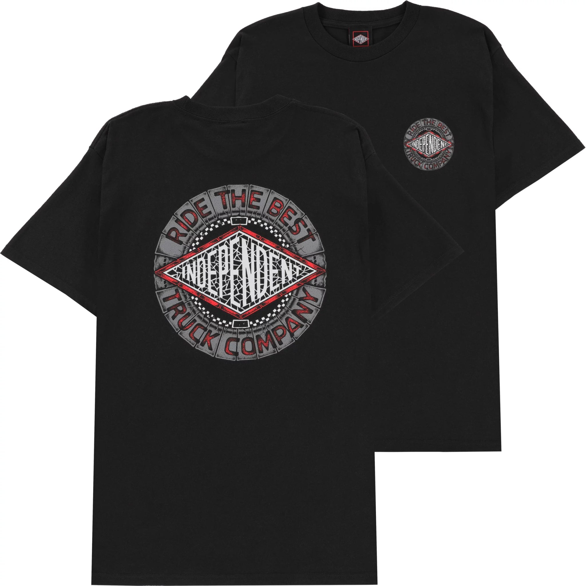 Independent Mako Tile Summit T-Shirt - Black - Switch Skate & Snow