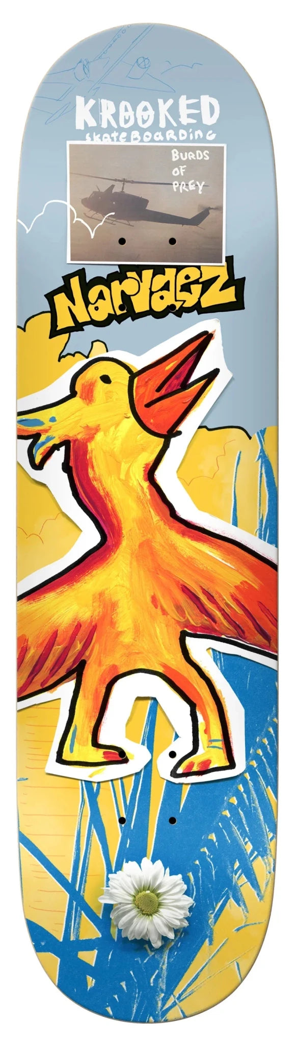 Krooked Narvaez Burds Deck - 8.38 - Switch Skate & Snow