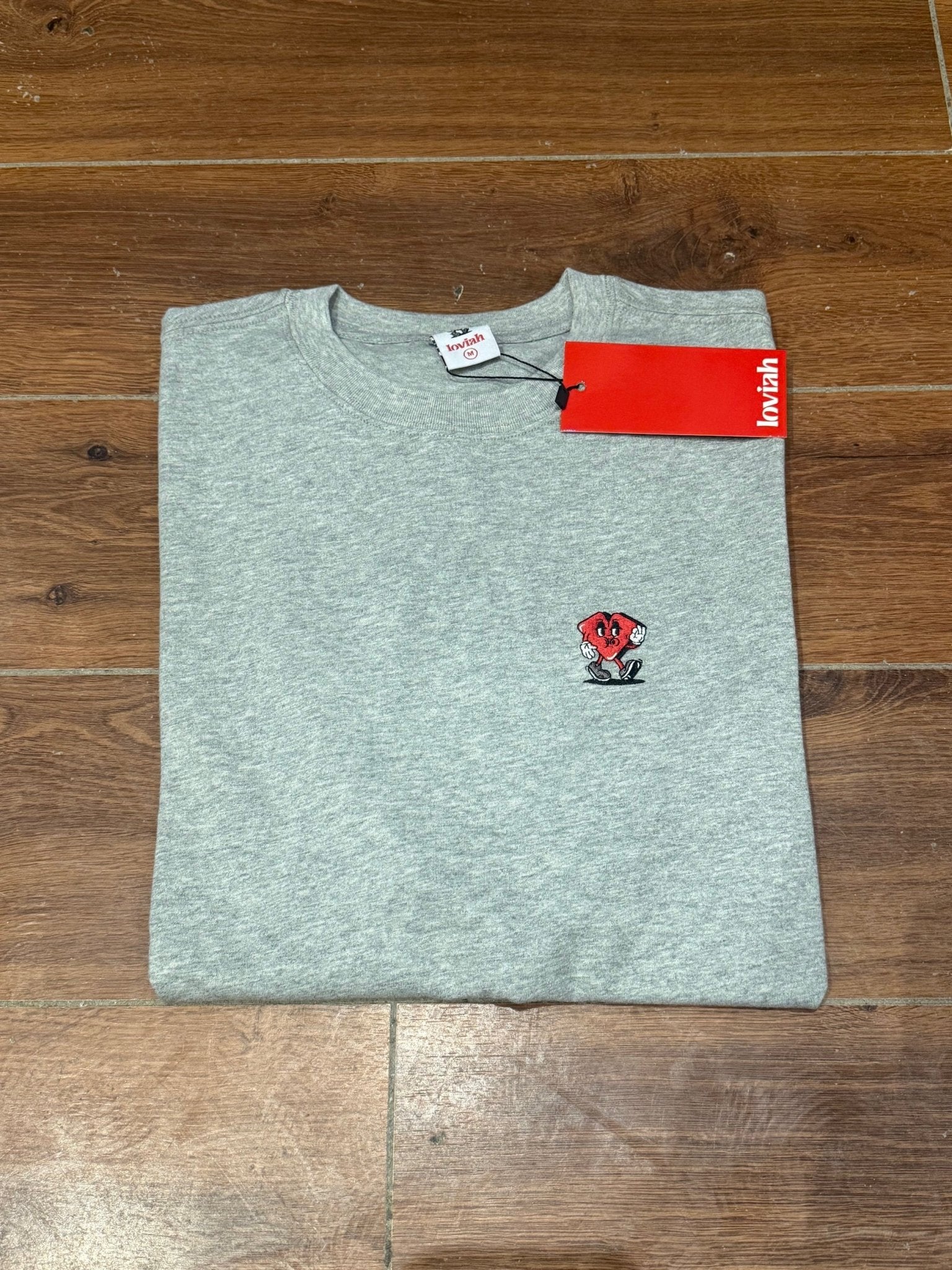 Loviah 2026 Heartman T-Shirt - Heather Grey - Switch Skate & Snow