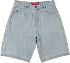 Loviah Jhorts Denim Shorts - White Blue - Switch Skate & Snow