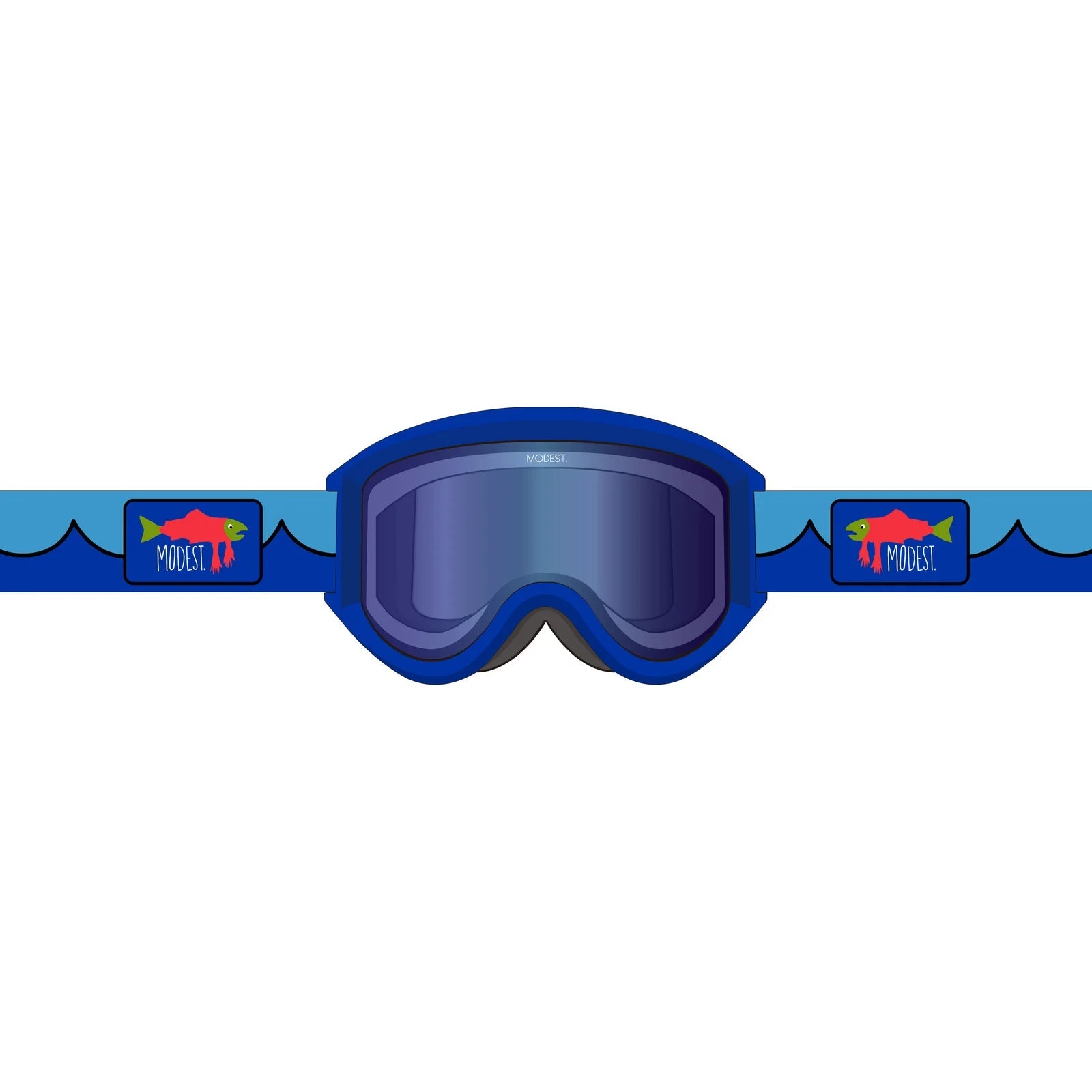 Modest 2026 Team Goggle - Salmon Arms - Switch Skate & Snow