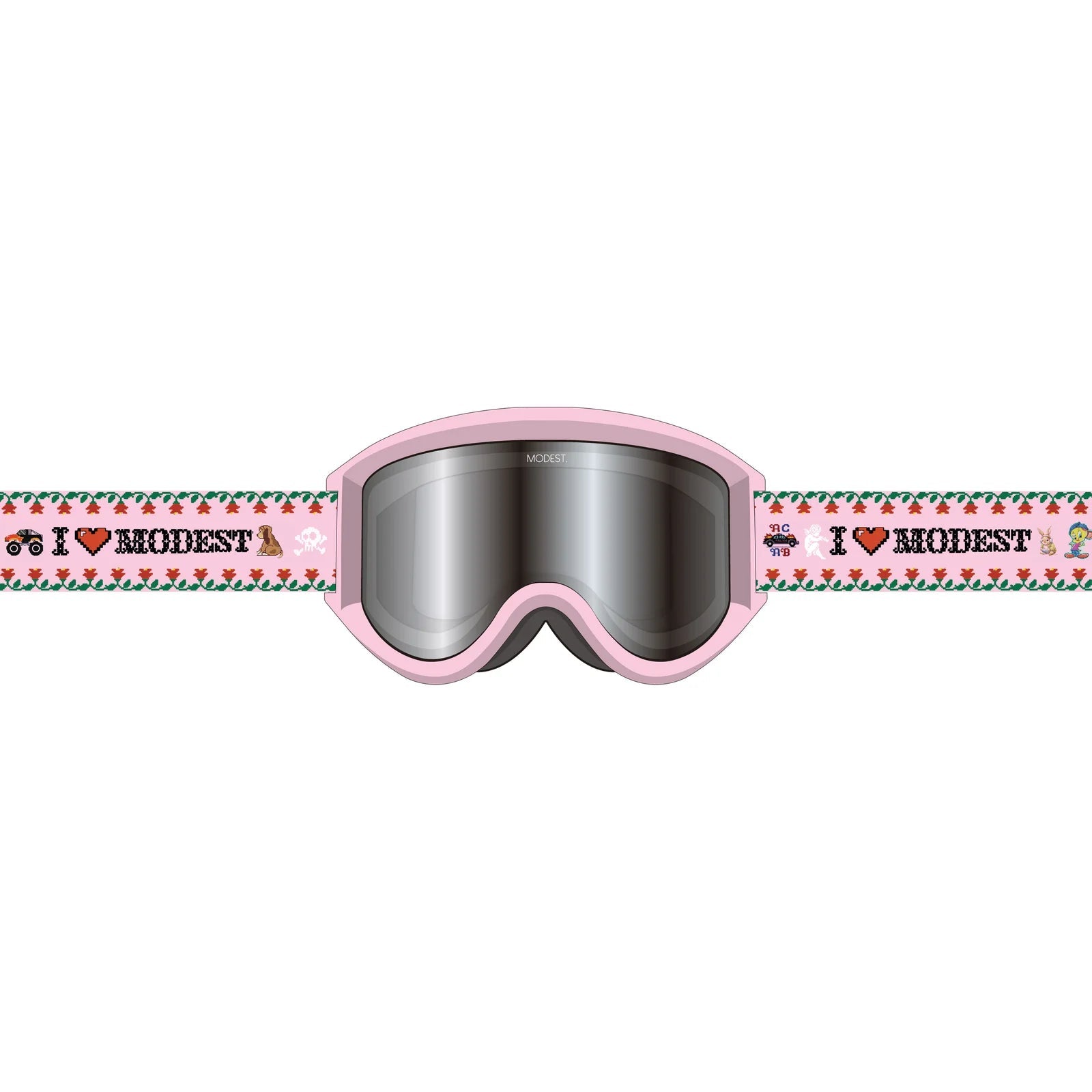 Modest 2026 Team XL Goggle - Jib Gurl Signature - Switch Skate & Snow