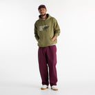 New Balance French Terry Stacked Logo Hoodie - Wakame - Switch Skate & Snow