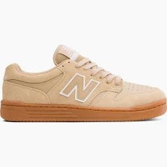 New Balance Numeric 480 Shoes - Beige/Gum - Switch Skate & Snow