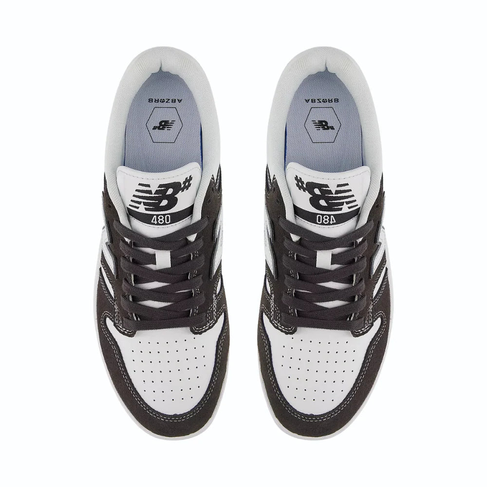 New Balance Numeric 480 Shoes - Black Cement White - Switch Skate & Snow