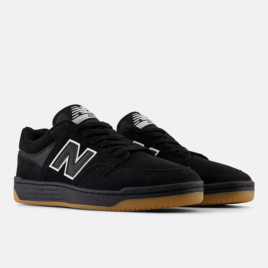 New Balance Numeric 480 Shoes - Black/White - Switch Skate & Snow