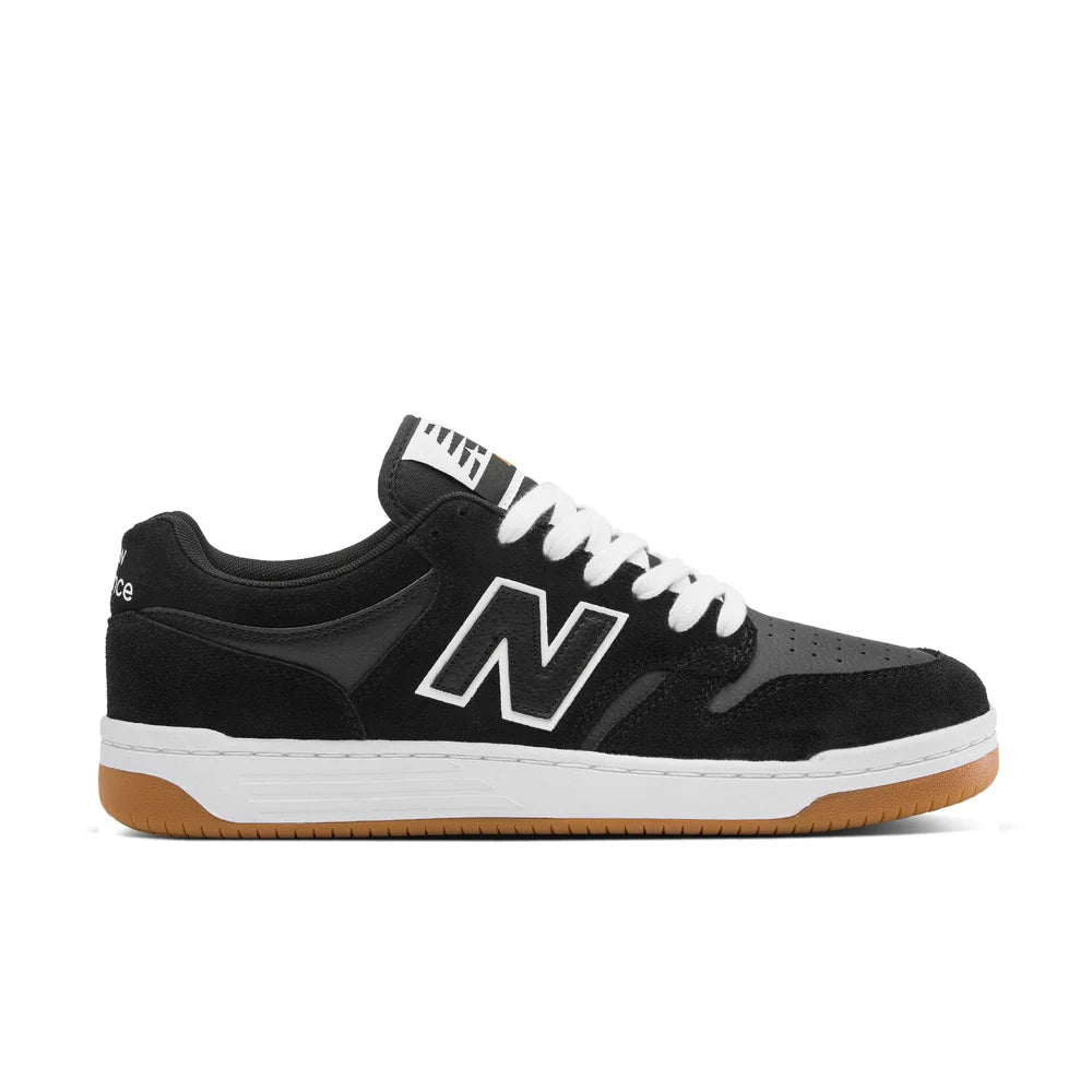 New Balance Numeric 480 Shoes - Black/White-Gum - Switch Skate & Snow