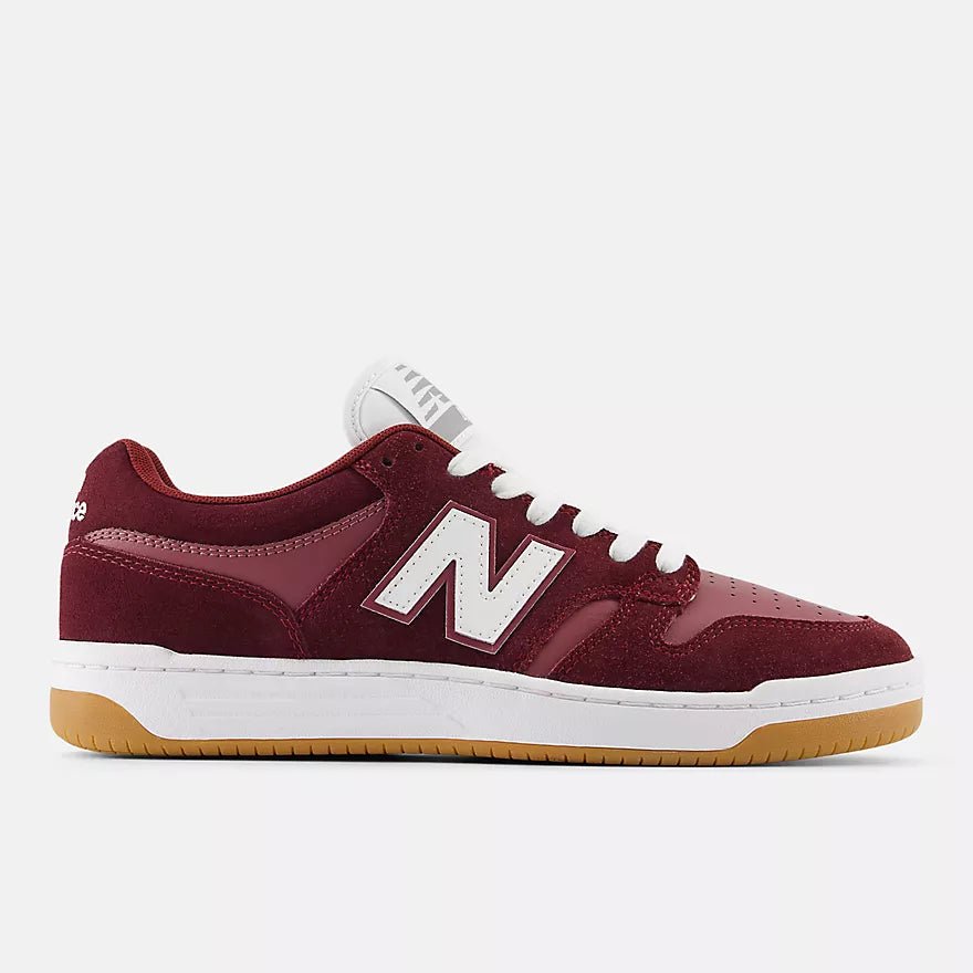 New Balance Numeric 480 Shoes - Monarch Burgundy/White - Switch Skate & Snow