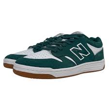 New Balance Numeric 480 Wide Shoes - Green/White - Switch Skate & Snow