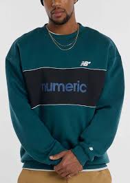 New Balance Numeric Team Crewneck - Medusa Green - Switch Skate & Snow