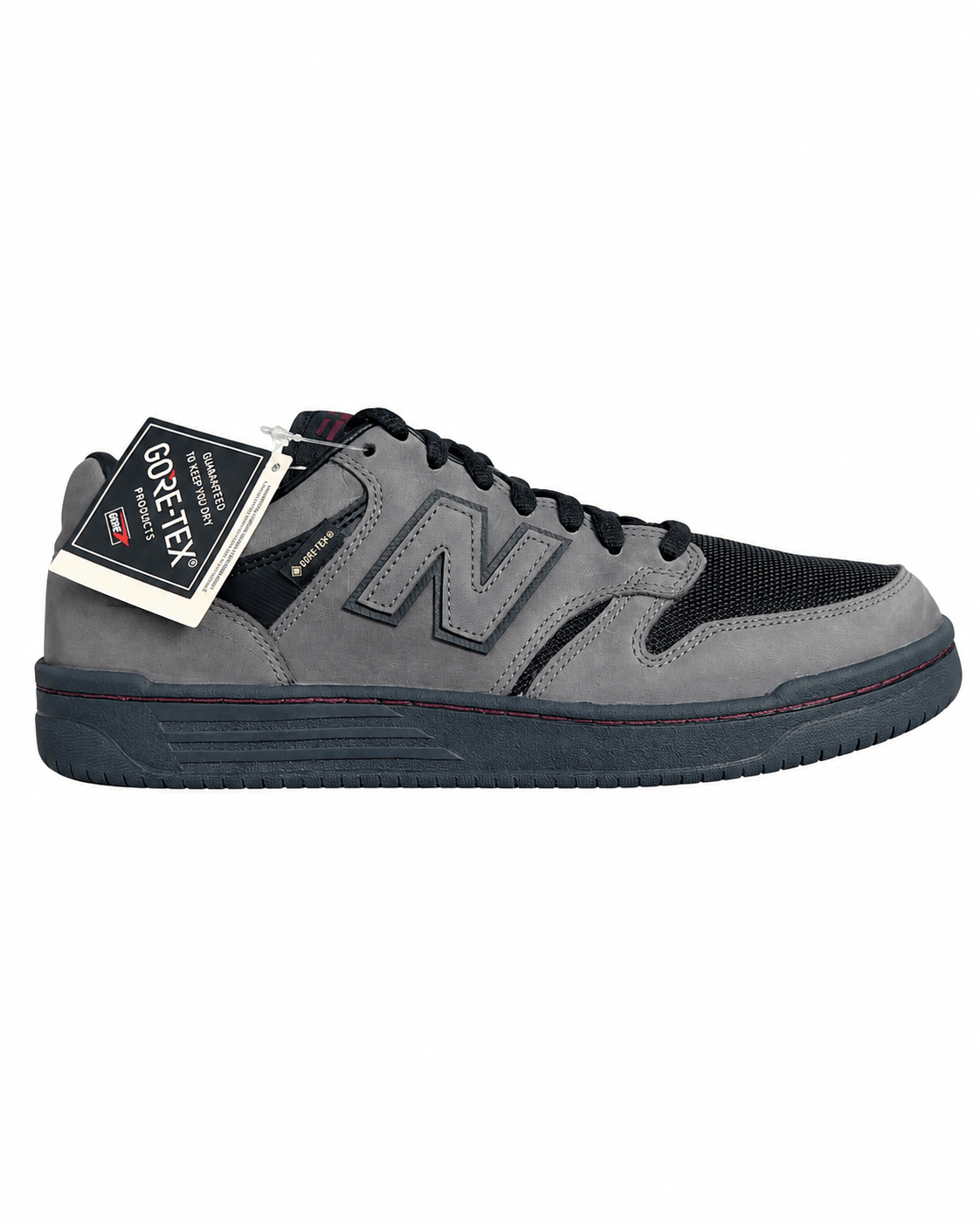 New Balance Numeric X Gore-Tex 480 Shoes - Black/Grey - Switch Skate & Snow