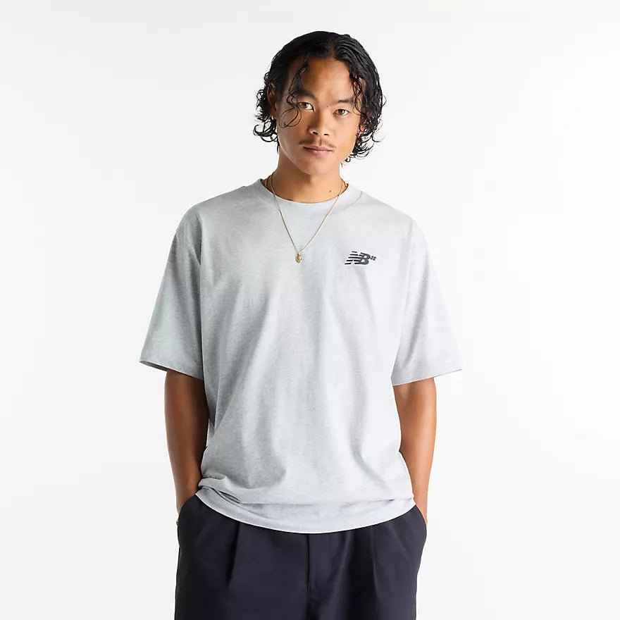 New Balance Small Logo T-Shirt - Athletic Grey - Switch Skate & Snow