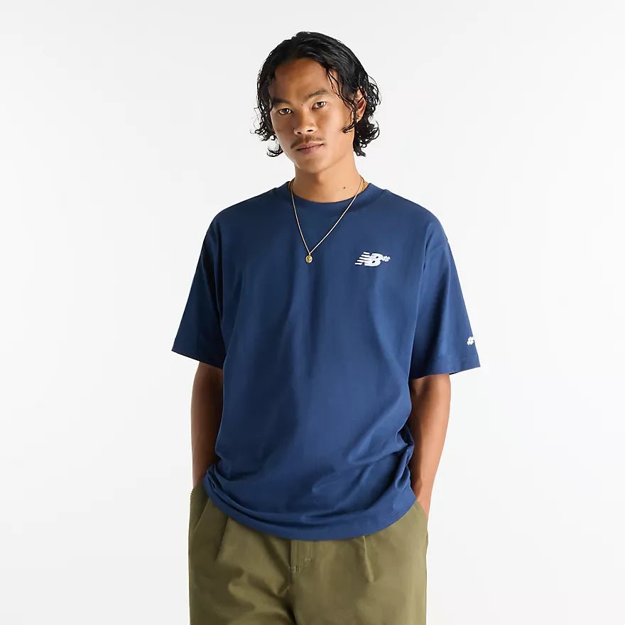 New Balance Small Logo T-Shirt - Navy - Switch Skate & Snow