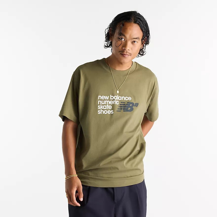 New Balance Stacked Graphic T-Shirt - Wakame - Switch Skate & Snow