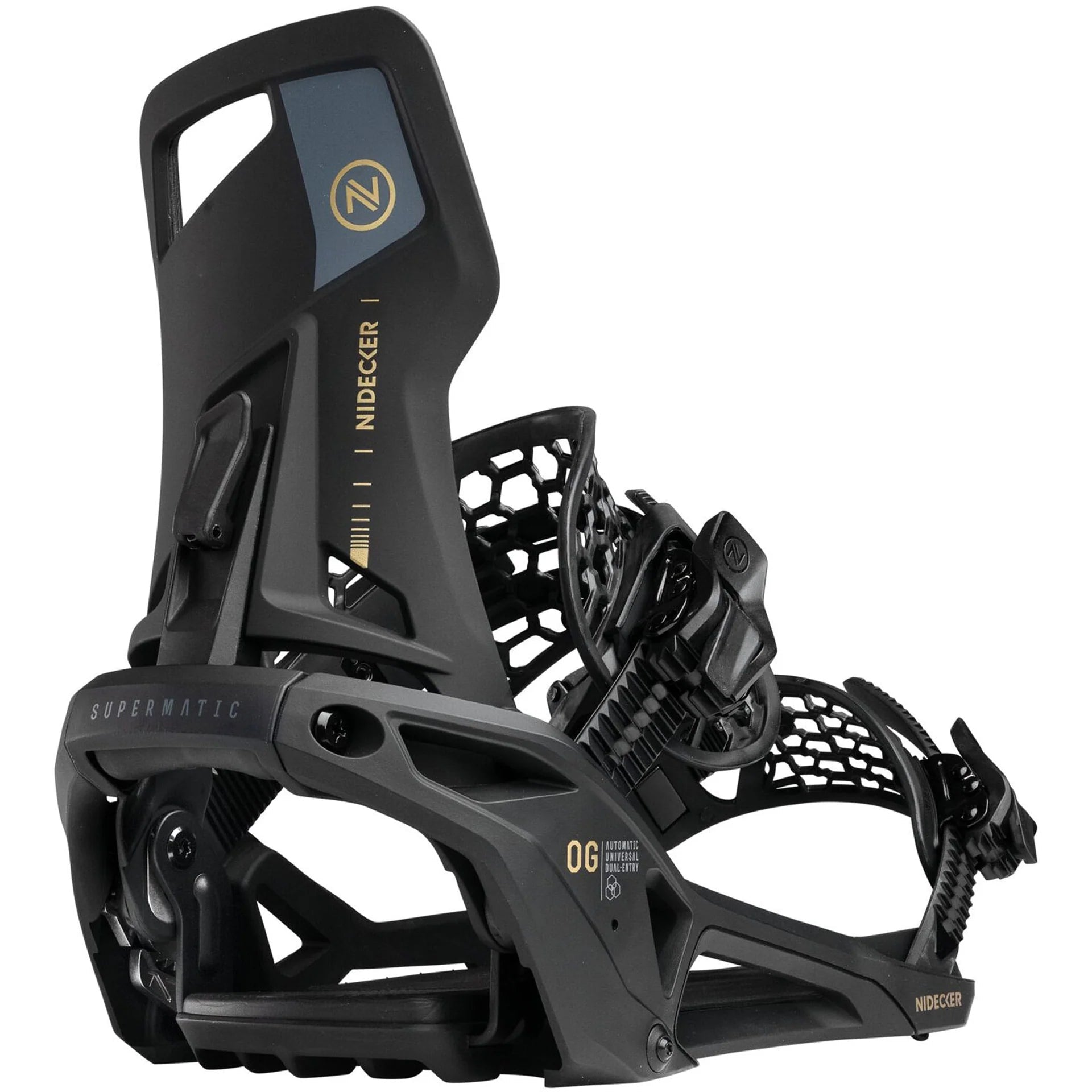 Nidecker 2027 OG Supermatic Binding - Black - Switch Skate & Snow