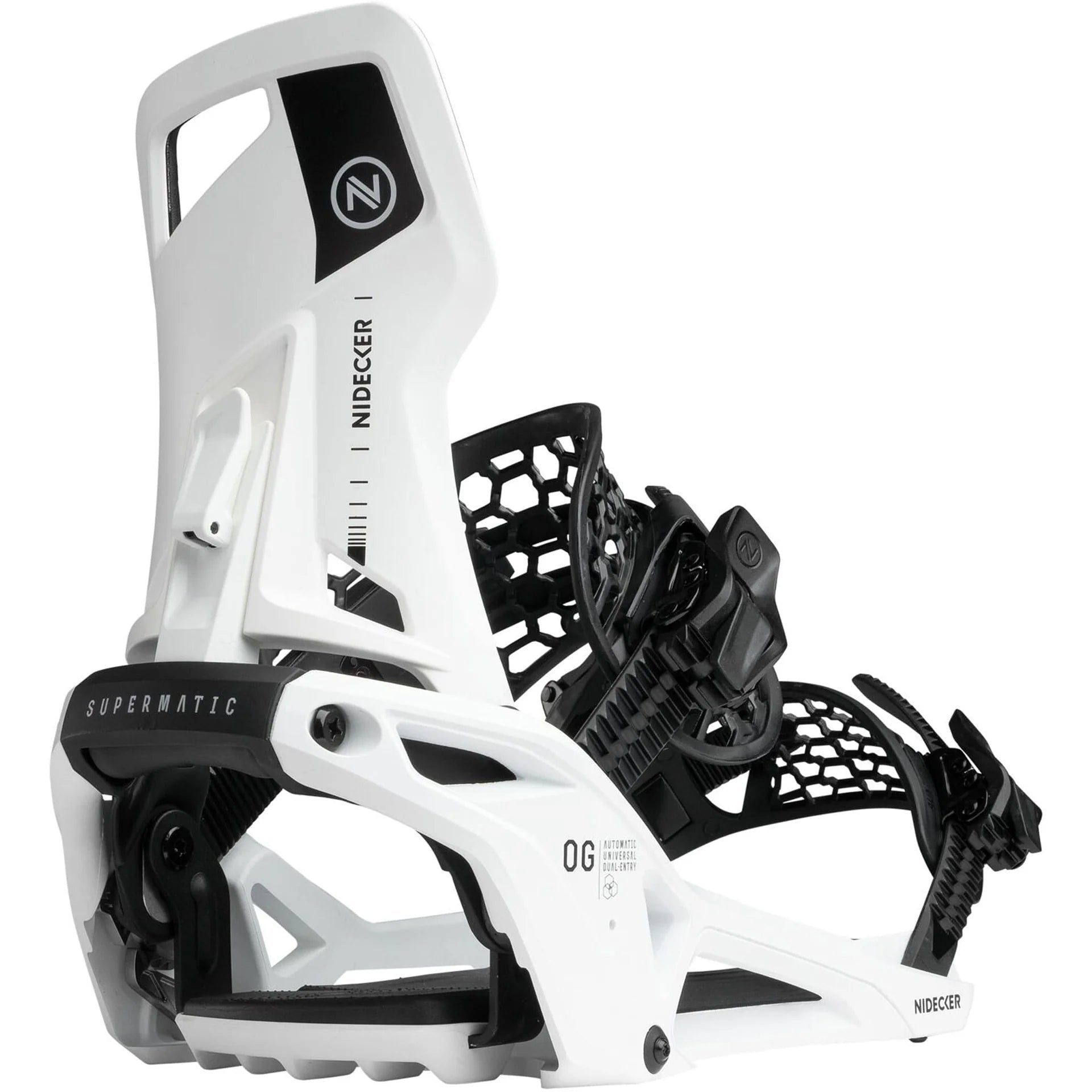 Nidecker 2027 OG Supermatic Binding - White - Switch Skate & Snow