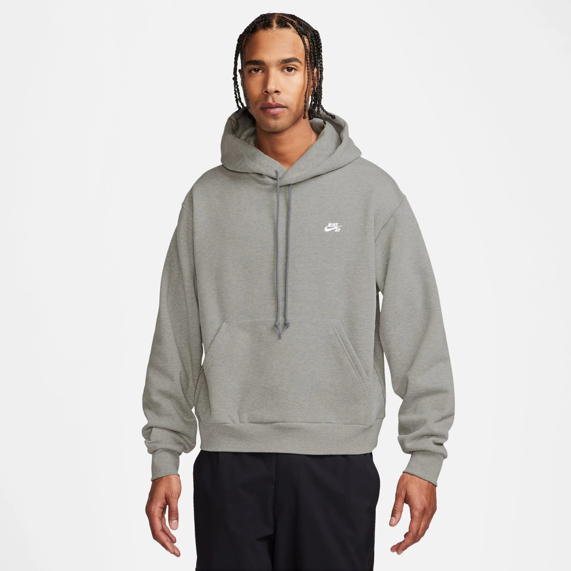 Nike SB Embroidered Hoodie - Dark Grey - Switch Skate & Snow