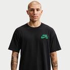 Nike SB Logo LBR T-Shirt - Black/Green - Switch Skate & Snow