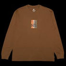 Nike SB Muni Fast Pass Skate Longsleeve T-Shirt - Brown - Switch Skate & Snow