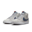Nike SB Zoom Blazer Mid Shoes - Wolf Grey/Midnight Navy - Switch Skate & Snow