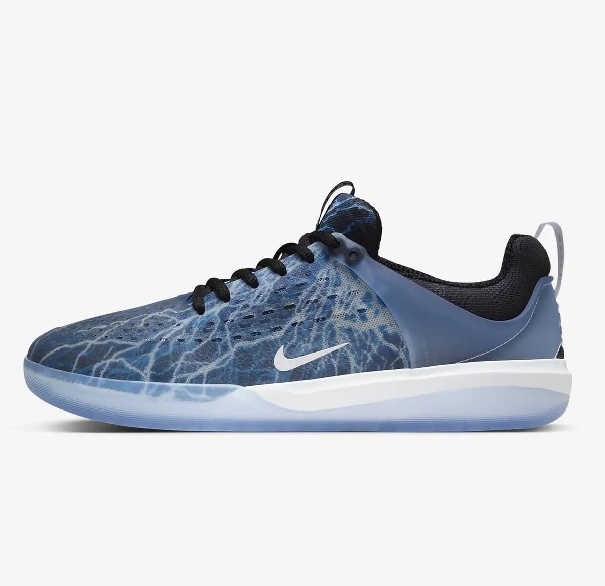 Nike SB Zoom Nyjah 3 PRM Shoes - Black/Deep Royal - White - Switch Skate & Snow
