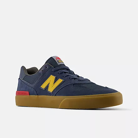 New Balance Numeric 574 Vulc  Shoes - Petrol/Gum