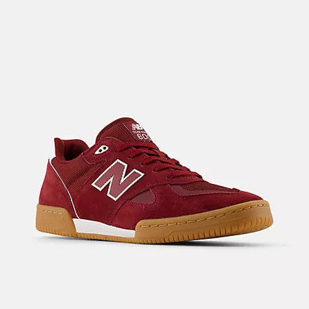 New Balance Numeric Tom Knox 600 Shoes - Burgundy/White