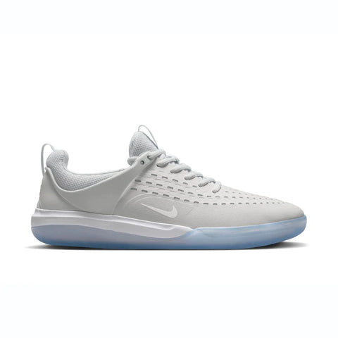 Nike SB Zoom Nyjah Free 3 Shoes - Pure Platinum/White