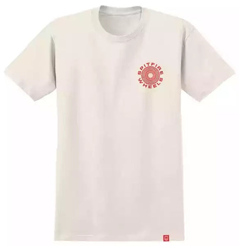 Spitfire Classic'87 Swirl Fill T-Shirt - Cream/Red/Black