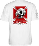 Powell Bones Brigade Hawk T-Shirt - White - Switch Skate & Snow