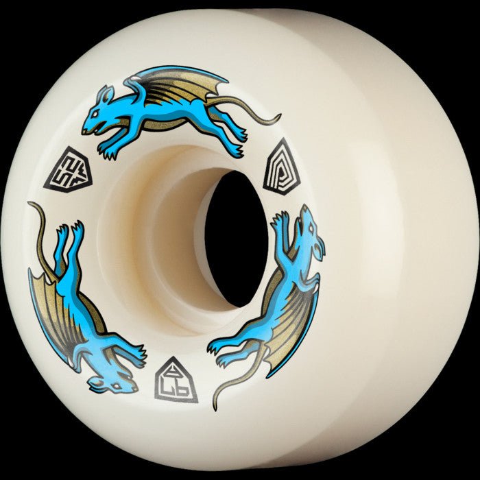 Powell Peralta Dragon Formula Nano Rat Wheels - AV5 - 97A - 52mm x 30mm - Blue - Switch Skate & Snow
