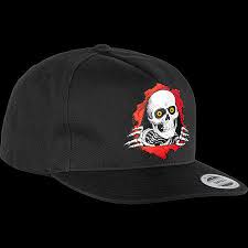 Powell Ripper 2 Snapback Hat - Black - Switch Skate & Snow