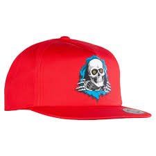 Powell Ripper 2 Snapback Hat - Red - Switch Skate & Snow