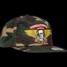 Powell Winged Ripper Snapback Hat - Camo - Switch Skate & Snow