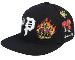 Primitive Signs Snapback Hat - Black - Switch Skate & Snow