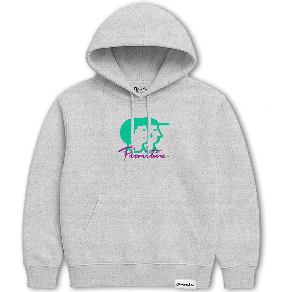 Primitive x Mehrathon Northern Lights Hoodie - Ash Grey - Switch Skate & Snow