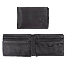 RDS Genuine Leather Wallet - Black - Switch Skate & Snow