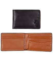 RDS Genuine Leather Wallet - Black /Tan - Switch Skate & Snow