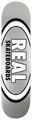 Real Easyrider Oval Deck - 8.25 - Silver - Switch Skate & Snow