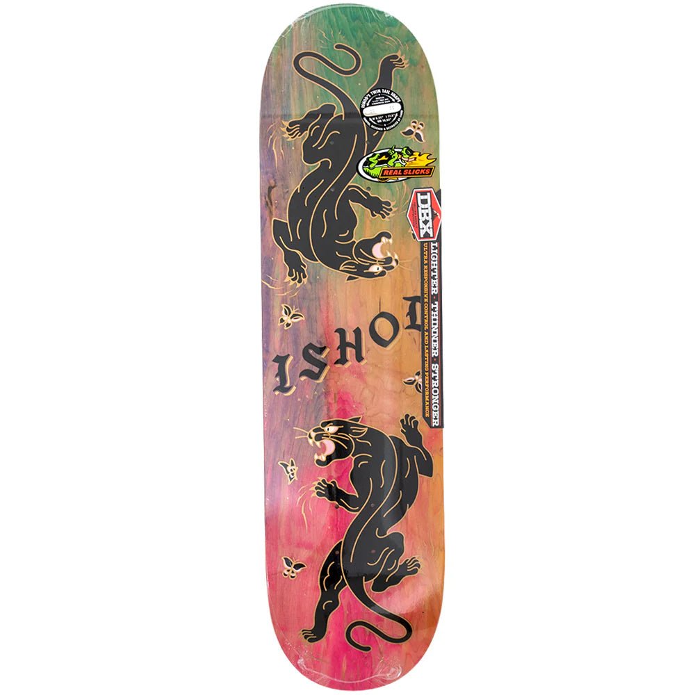 Real Ishod Cat Scratch Twin Tail DBX Slick Deck - 8.25 - Switch Skate & Snow