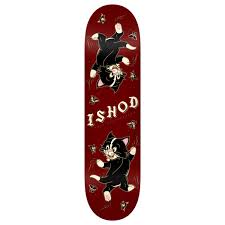 Real Ishod Kitten Scratch Twin Tail Deck - 8.0 - Burgundy - Switch Skate & Snow