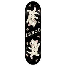 Real Ishod Kitten Scratch Twin Tail Deck - 8.5 - Black - Switch Skate & Snow