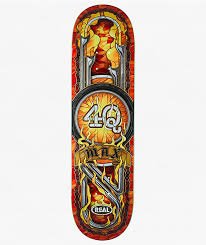 Real Max Schaff 4Q Cathedral Deck - 8.5 - Switch Skate & Snow