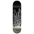 Real Nicole Flames Redux Twin Nose Deck - 8.5 - Silver - Switch Skate & Snow