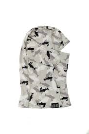 Salmon Arms Camo Balaclava 2026 - Grey - Switch Skate & Snow