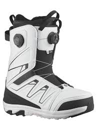 Salomon Launch BOA SJ Snowboard Boot - Black/White - Switch Skate & Snow